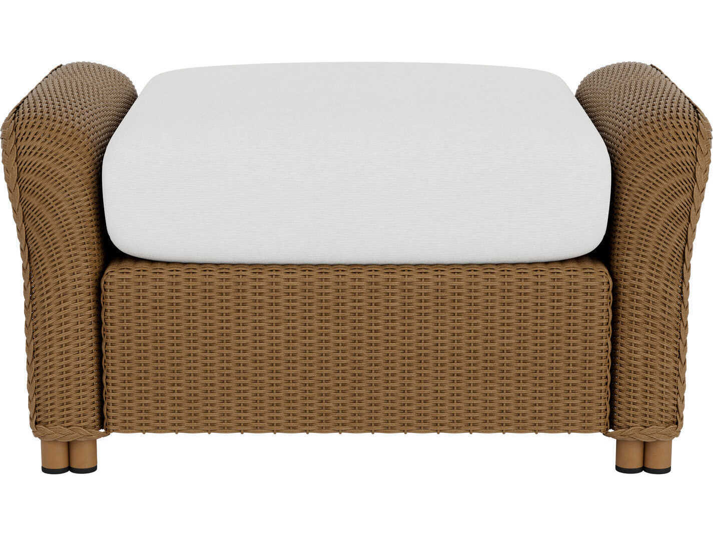 Lloyd Flanders Reflections Wicker Small Outdoor Ottoman