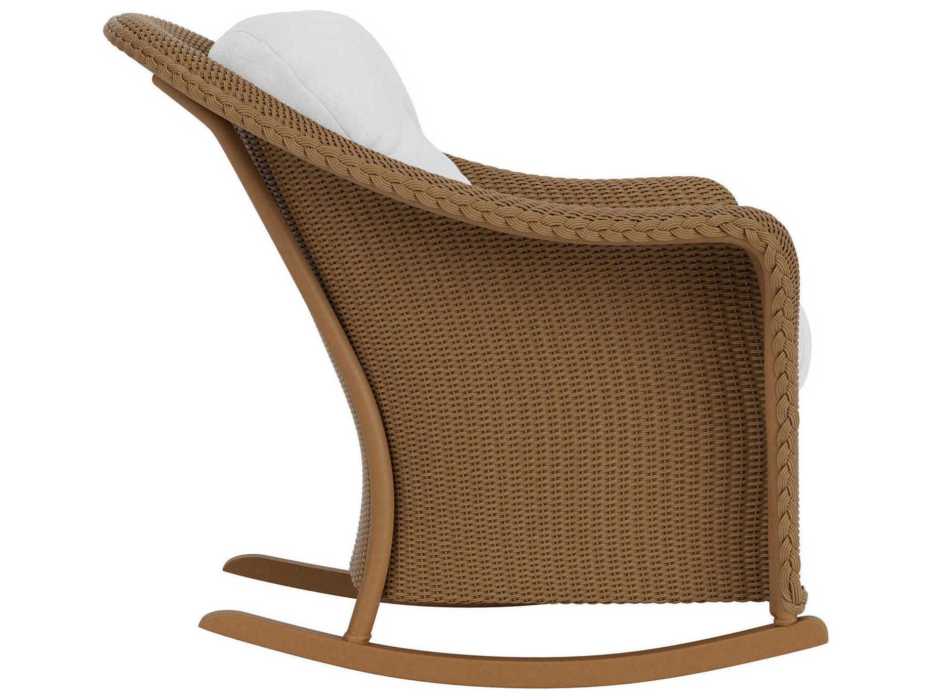 Lloyd Flanders Reflections Wicker Rocker Outdoor Lounge Chair
