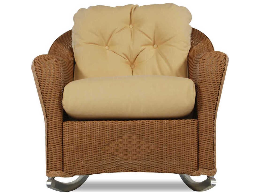 Lloyd Flanders Reflections Wicker Rocker Outdoor Lounge Chair