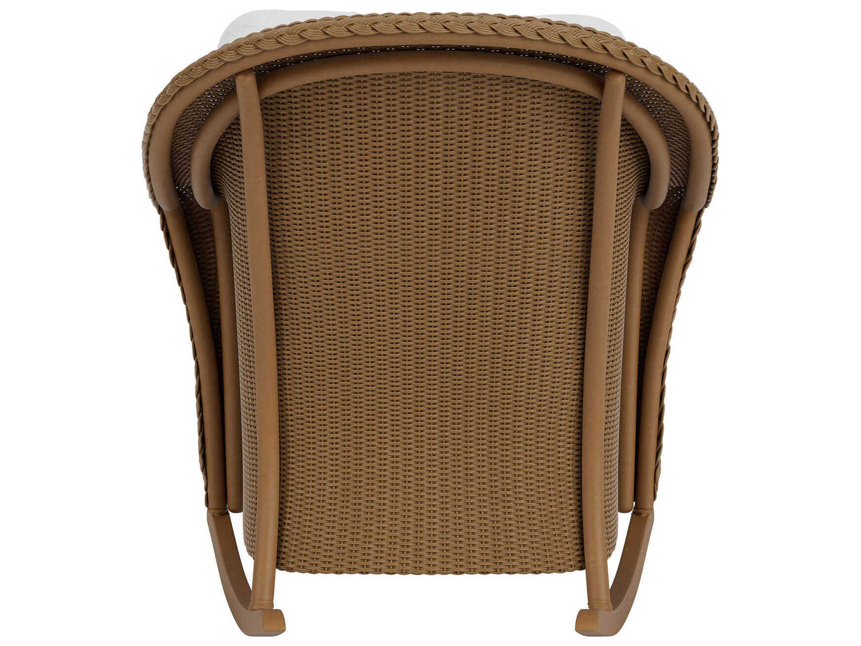 Lloyd Flanders Quick Ship Reflections Wicker Rocker Outdoor Lounge Chair