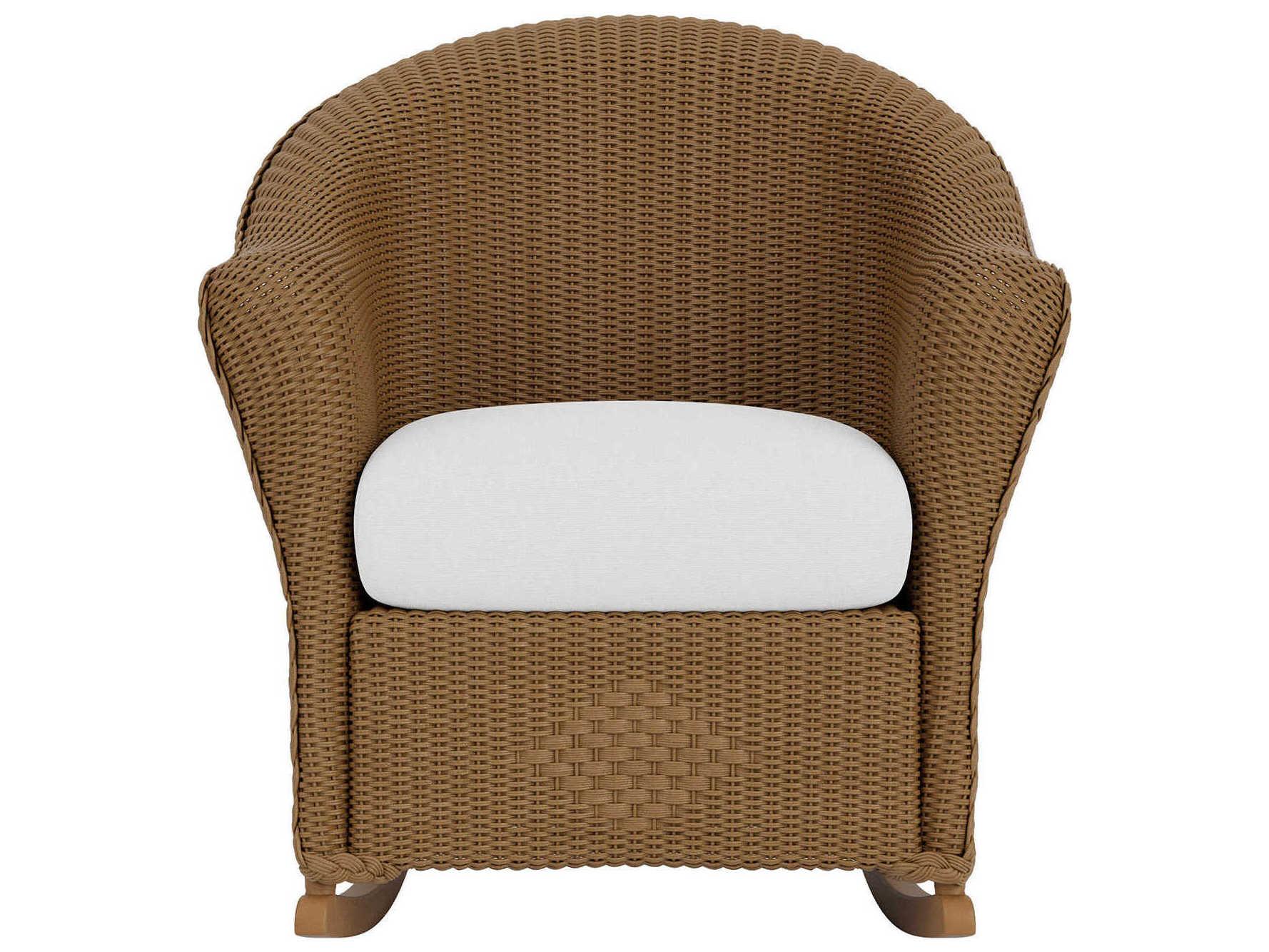 Lloyd Flanders Reflections Wicker Rocker Outdoor Patio Lounge Chair