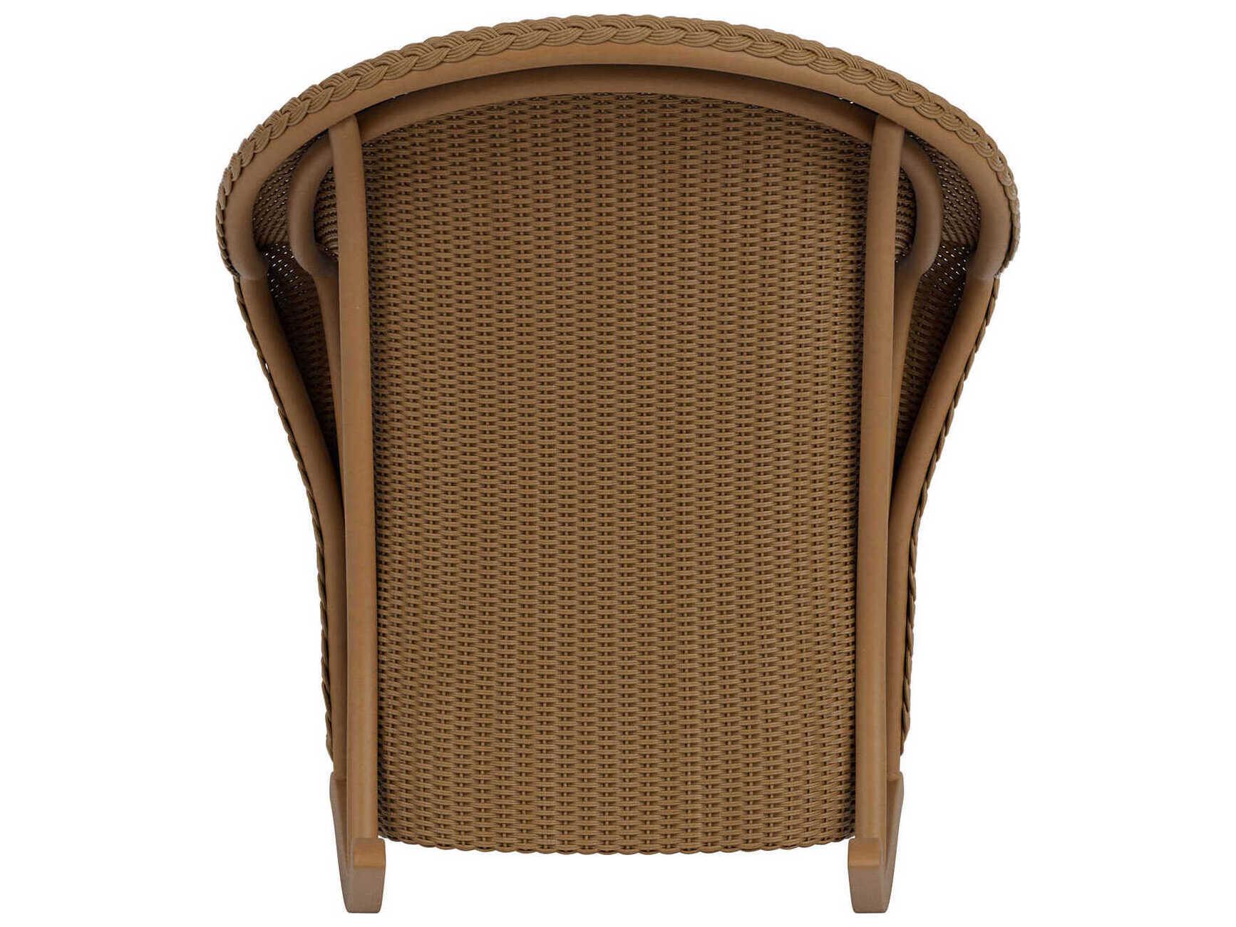 Lloyd Flanders Quick Ship Reflections Wicker Rocker Outdoor Patio Lounge Chair