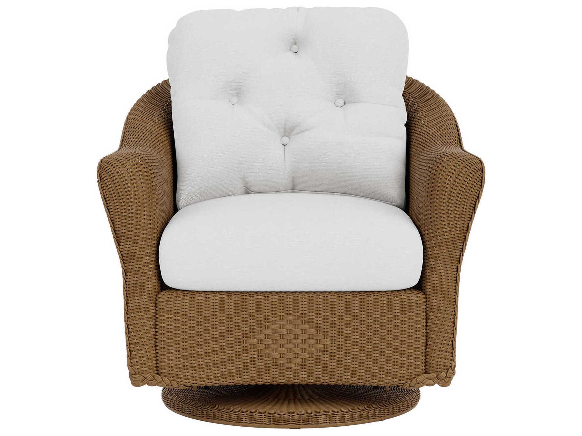 Lloyd Flanders Reflections Wicker Swivel Glider Outdoor Lounge Chair