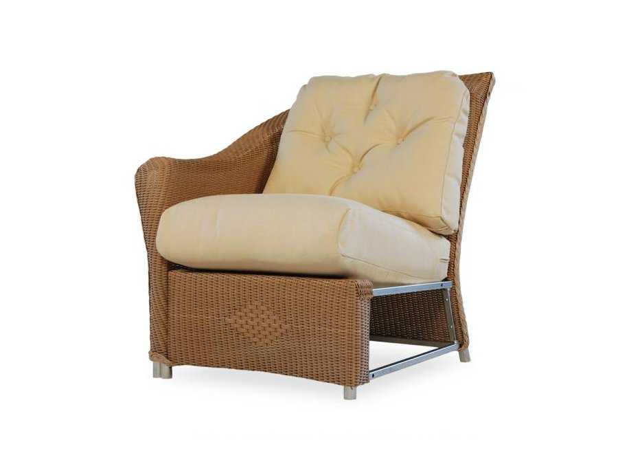 Lloyd Flanders Quick Ship Reflections Replacement Cushion Right Arm Lounge Chair - Seat
