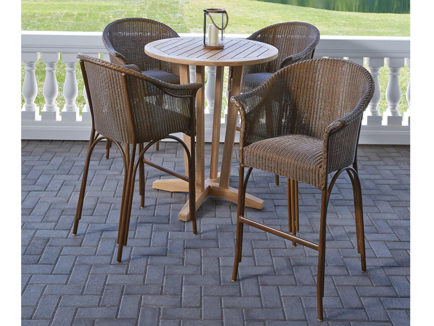 Lloyd Flanders All Seasons Wicker Bar Set