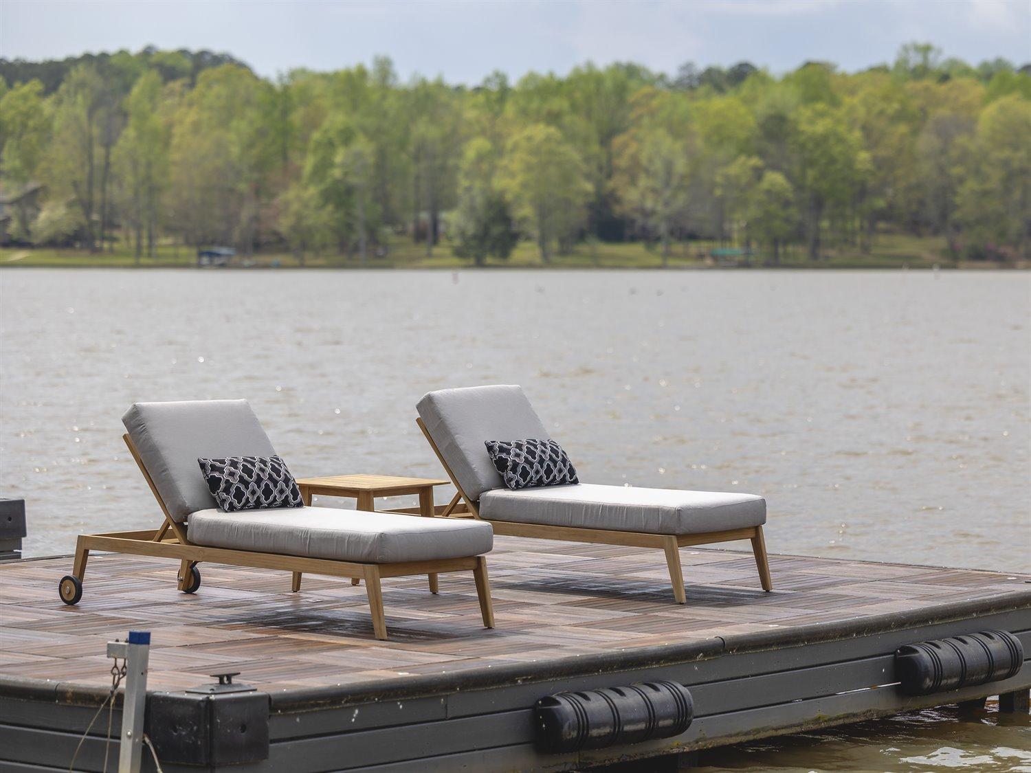 Lloyd Flanders Alpine Teak Lounge Set