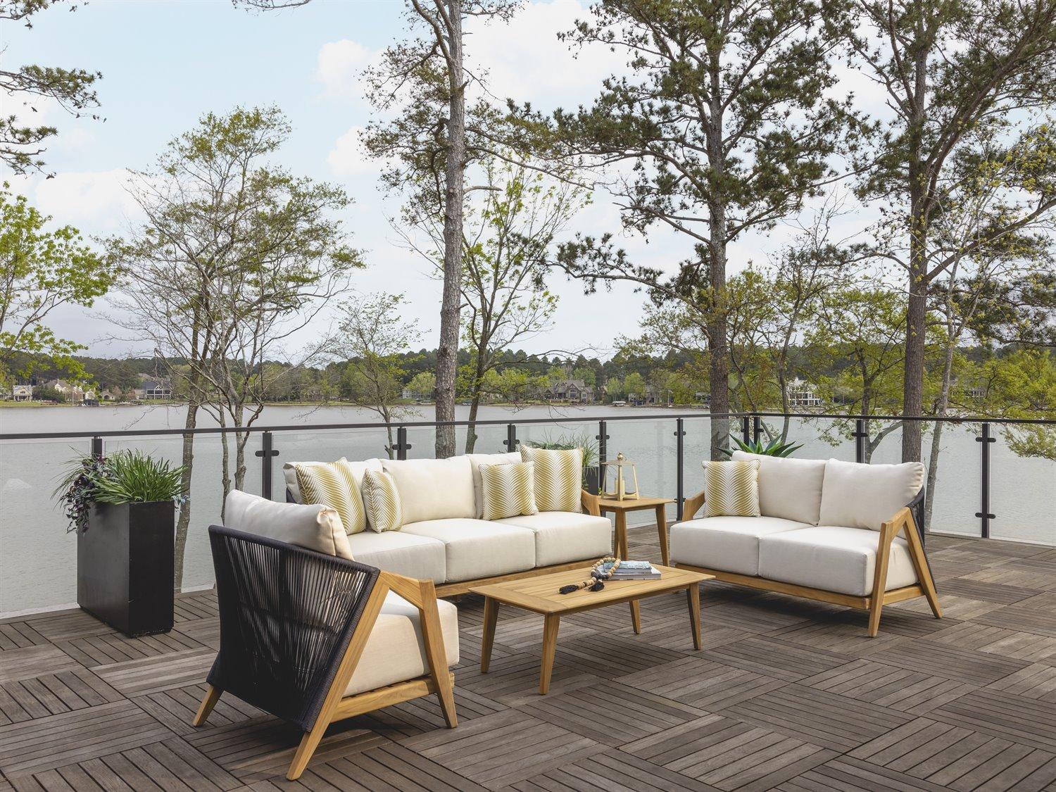 Lloyd Flanders Alpine Teak Lounge Set