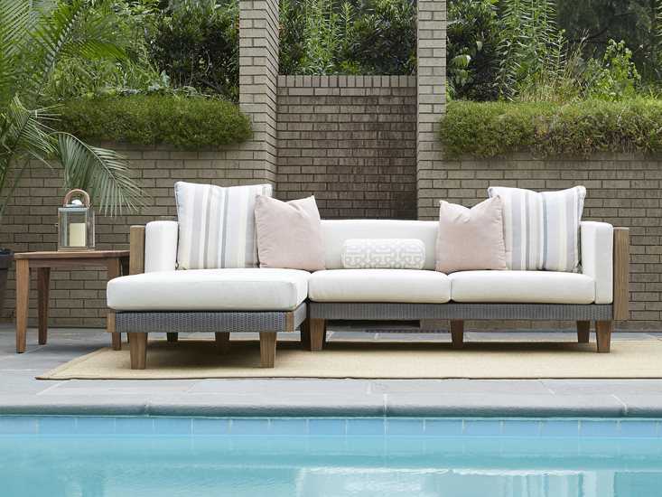 Lloyd Flanders Catalina Wicker Cushion Outdoor Patio Lounge Set