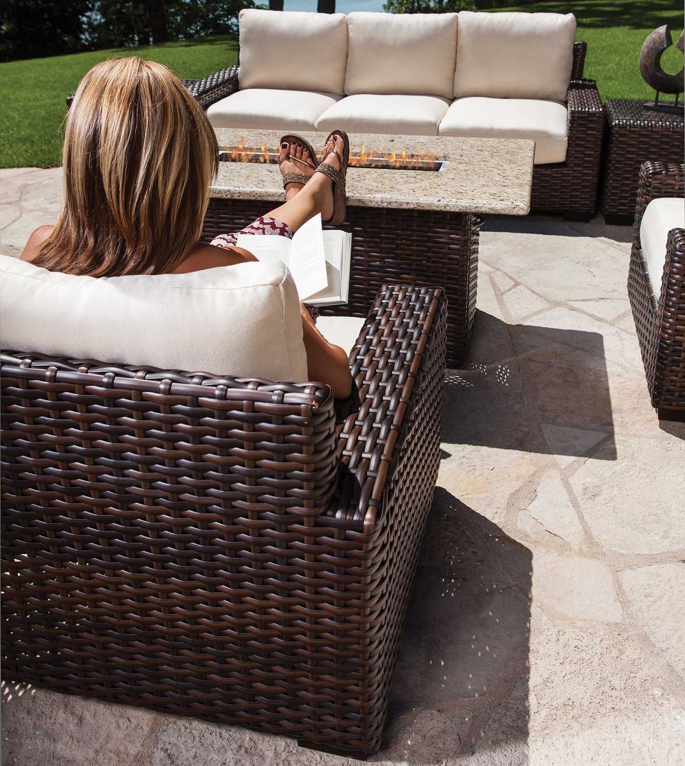 Lloyd Flanders Contempo Wicker Outdoor Lounge Set