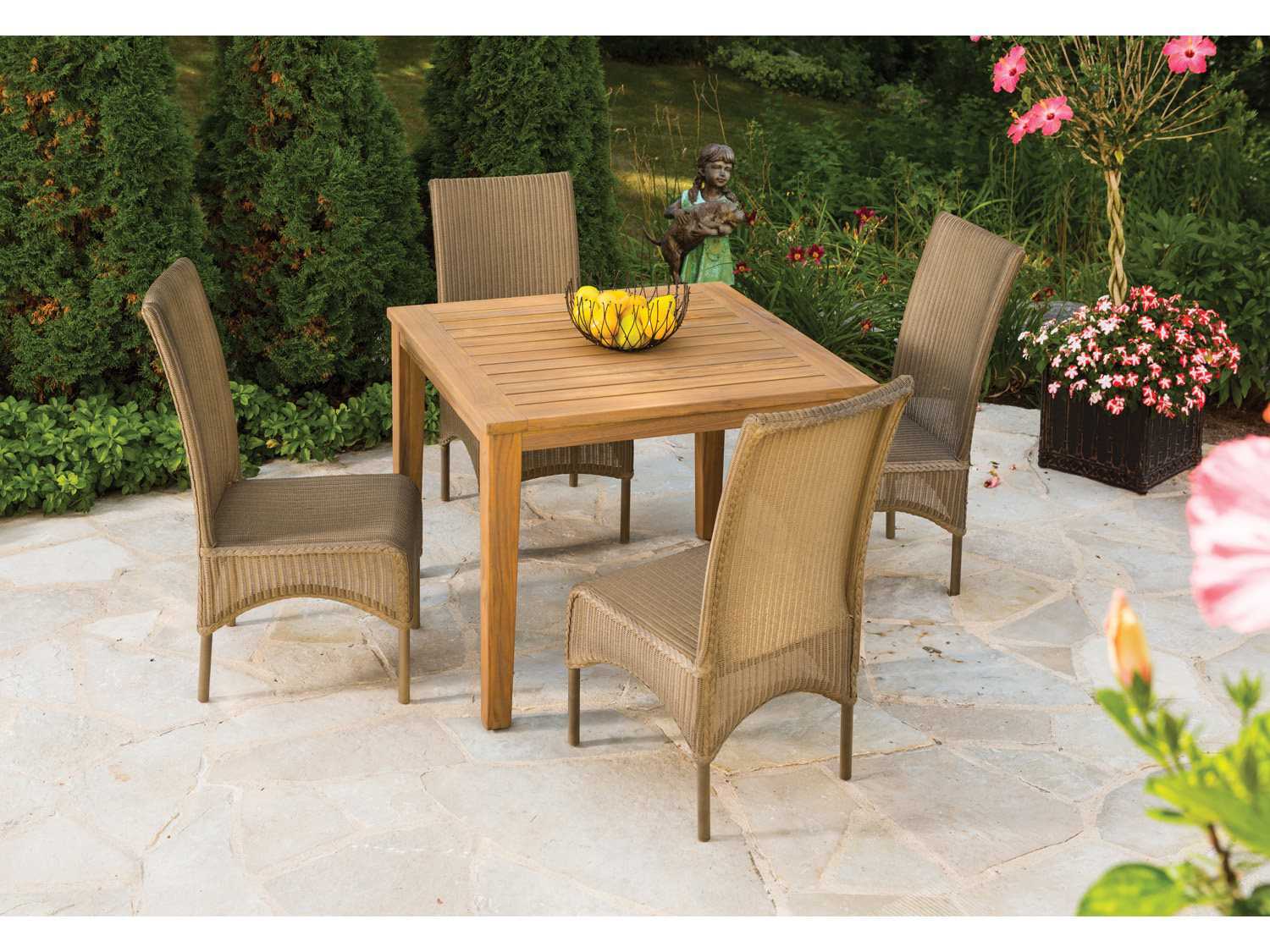 Lloyd Flanders & Accessories Wicker Outdoor Dining Set