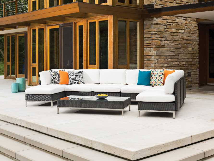 Lloyd Flanders Elements Steel Wicker Outdoor Lounge Set