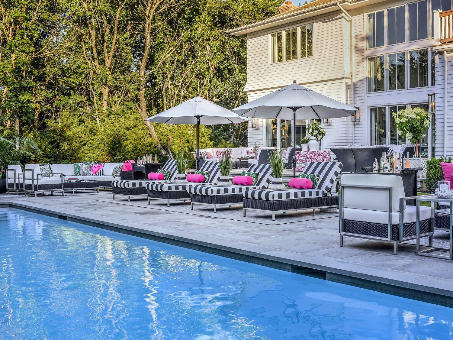 Lloyd Flanders Elements Wicker Outdoor Patio Lounge Set