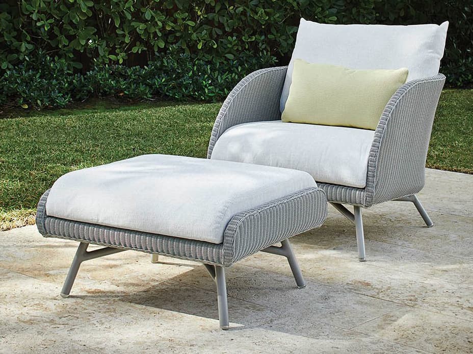 Lloyd Flanders Essence Wicker Outdoor Patio Lounge Set