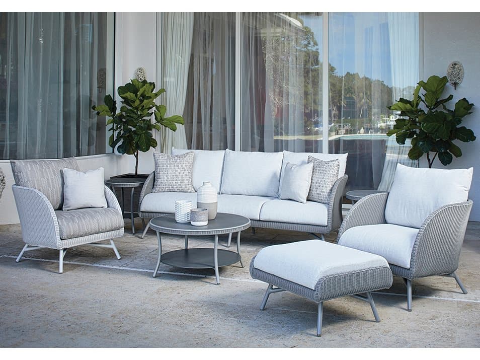 Lloyd Flanders Essence Wicker Outdoor Lounge Set