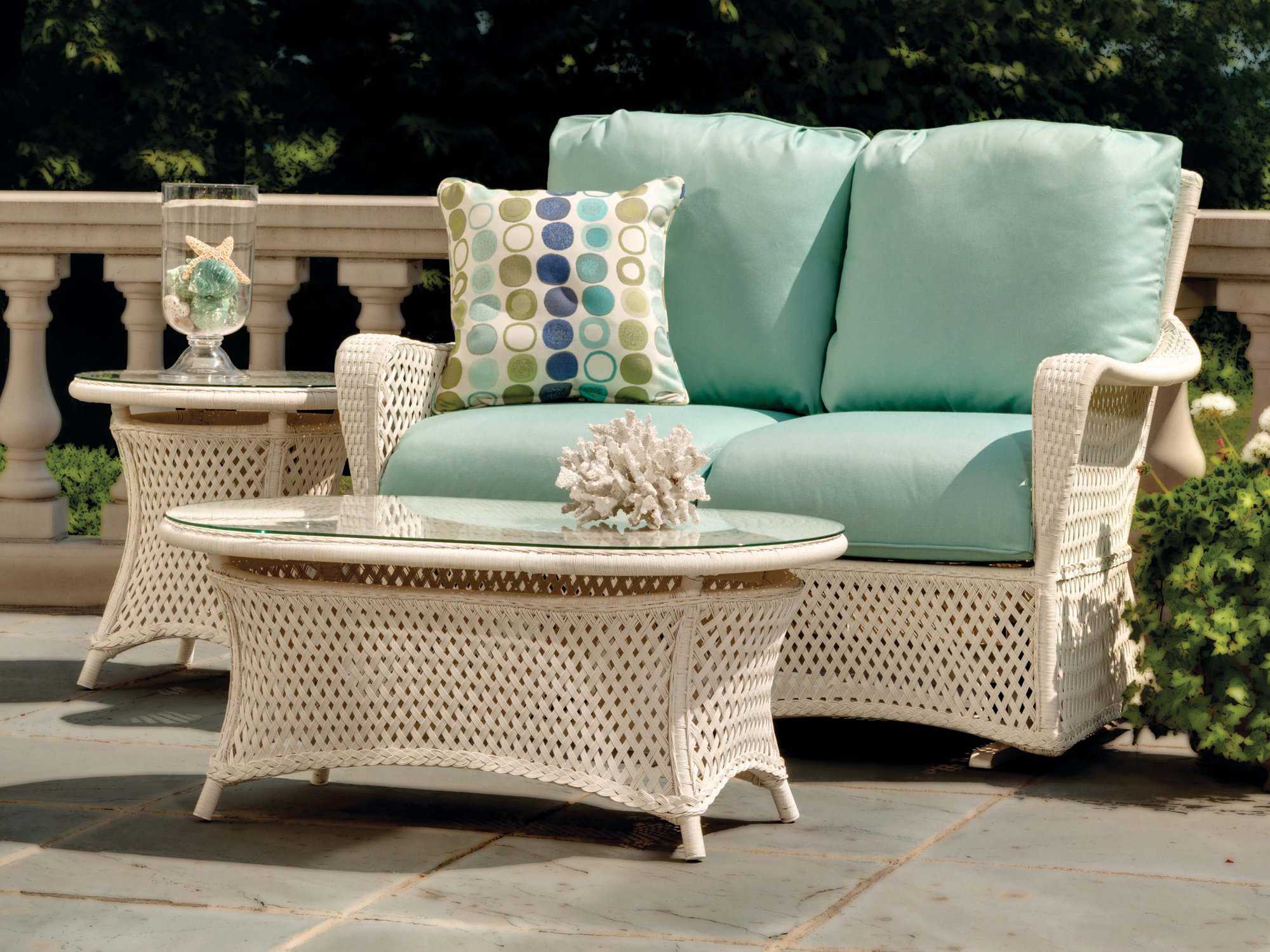 Lloyd Flanders Grand Traverse Wicker Loveseat Set