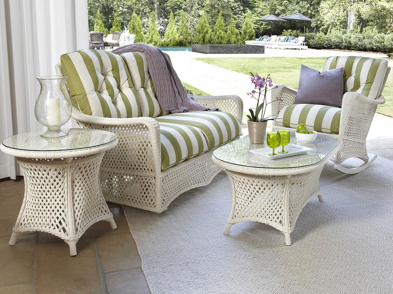 Lloyd Flanders Grand Traverse Wicker Outdoor Lounge Set