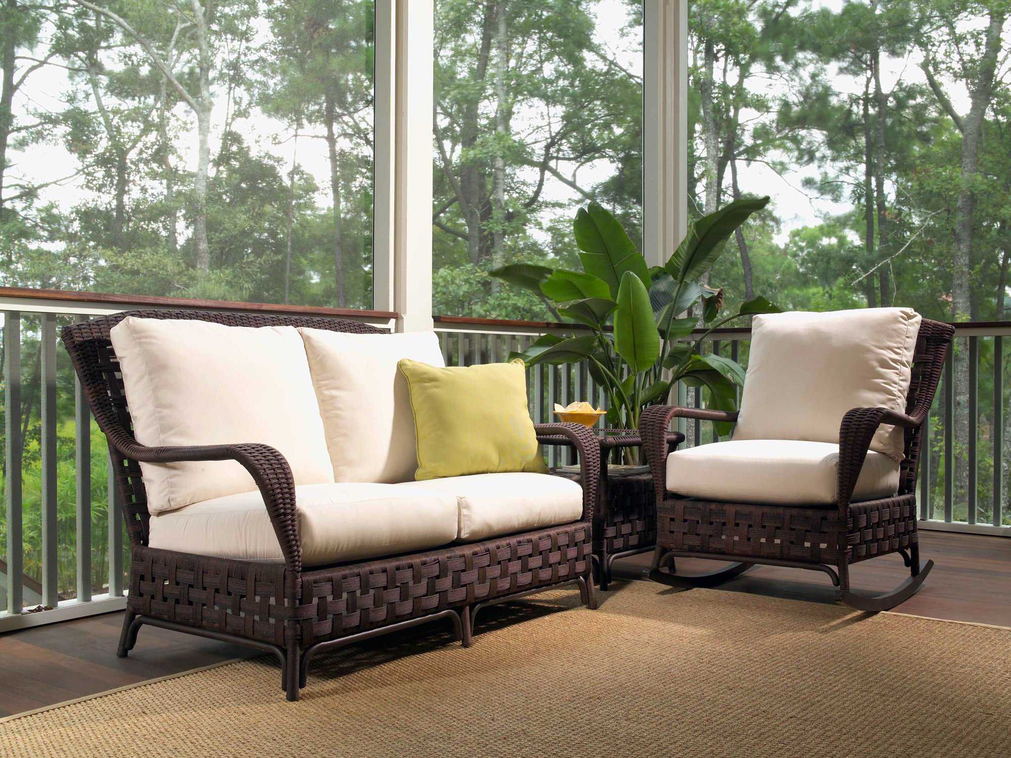 Lloyd Flanders Haven Wicker Patio Lounge Set