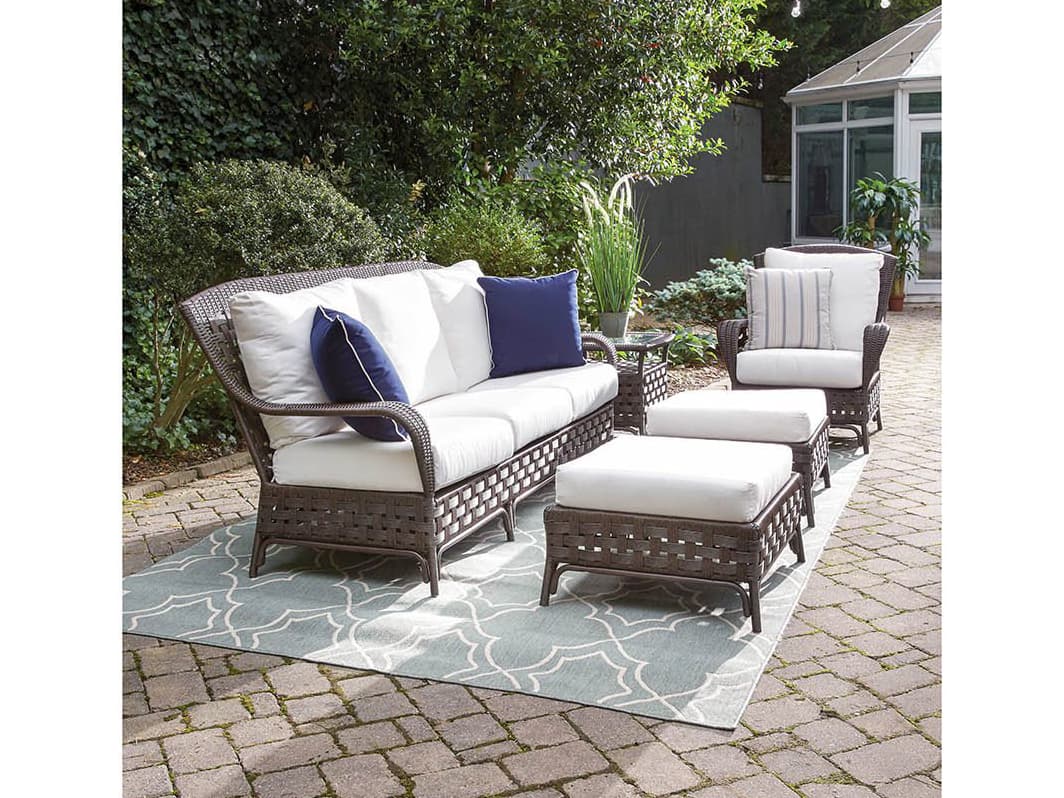 Lloyd Flanders Haven Wicker Outdoor Patio Lounge Set