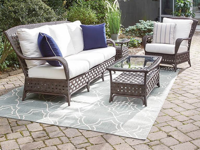 Lloyd Flanders Haven Wicker Outdoor Lounge Set