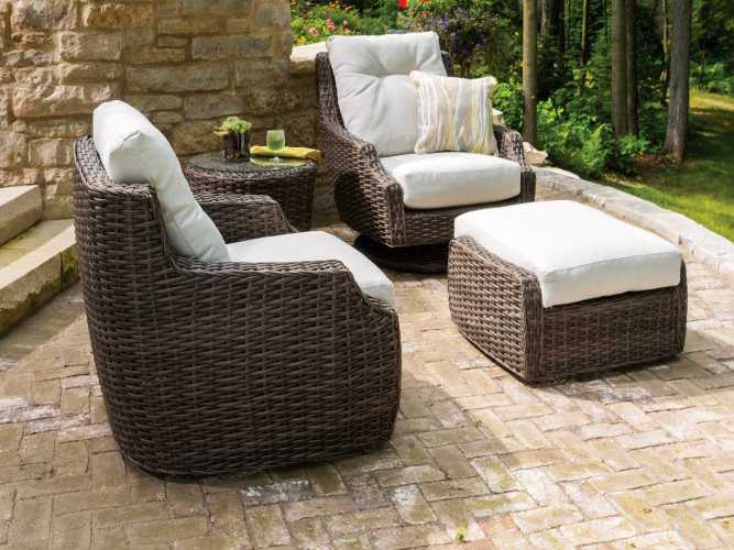 Lloyd Flanders Largo Wicker Outdoor Patio Lounge Set