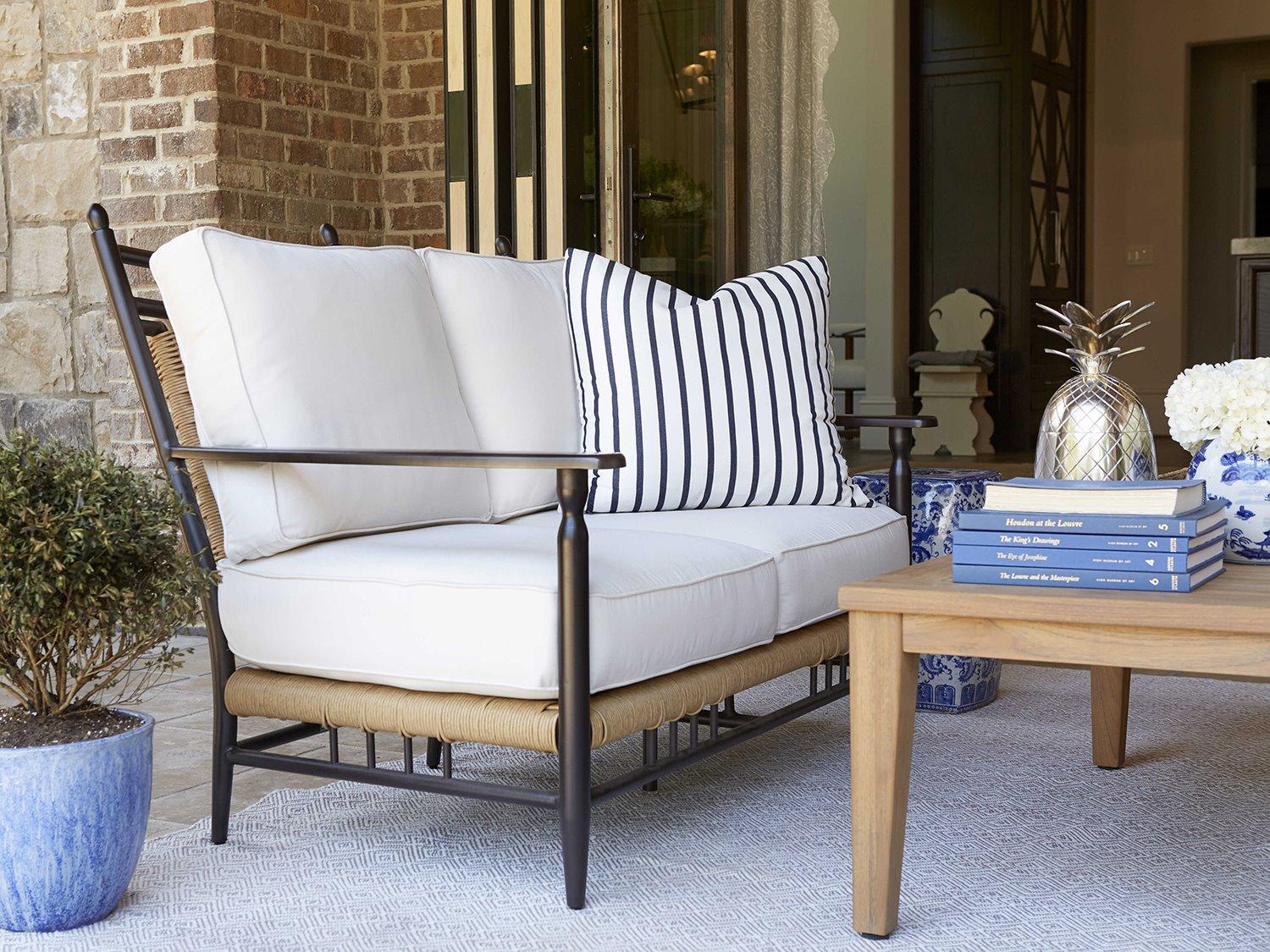 Lloyd Flanders Low Country Aluminum Outdoor Lounge Set