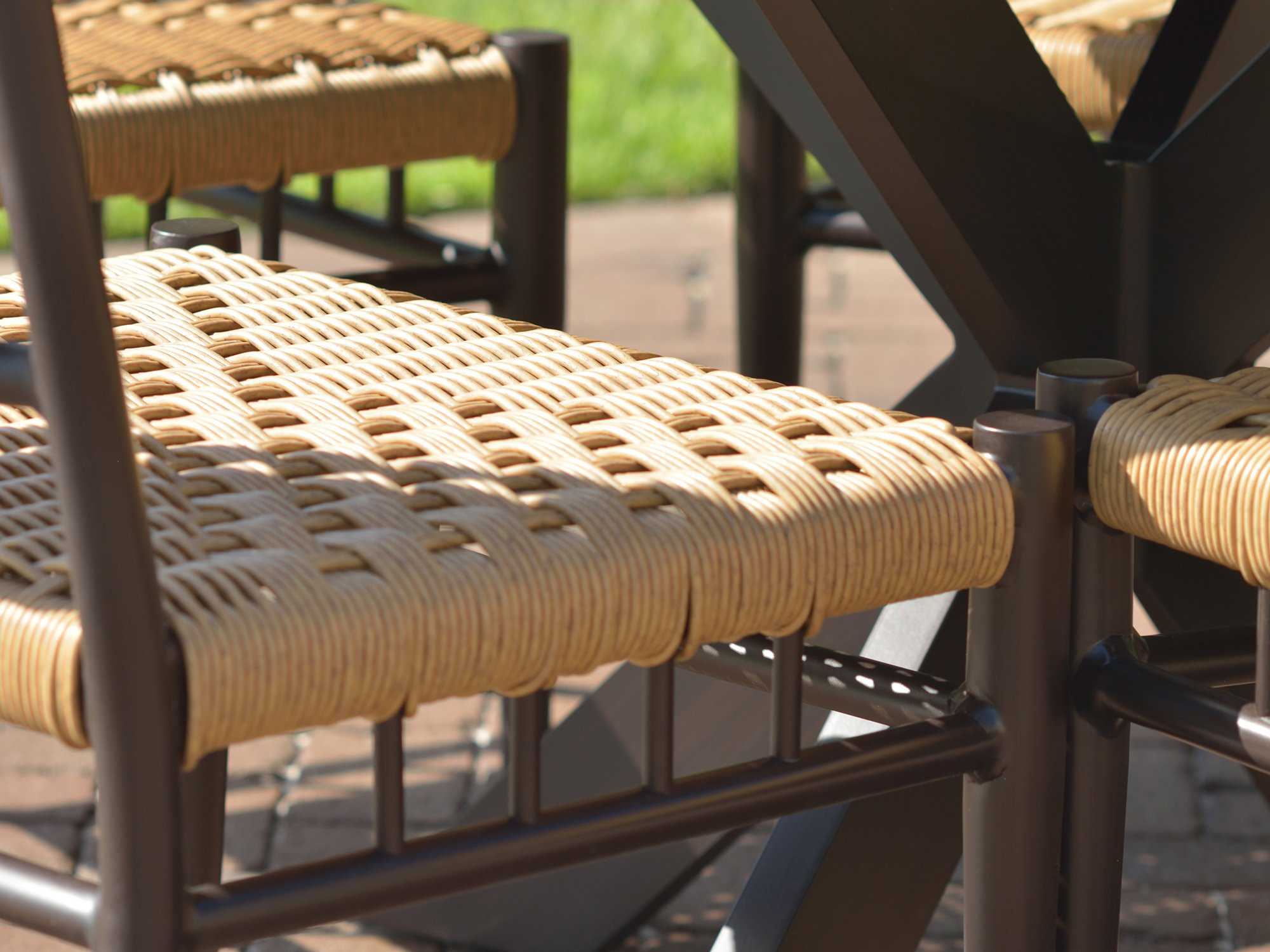 Lloyd Flanders Low Country Aluminum Outdoor Patio Dining Set