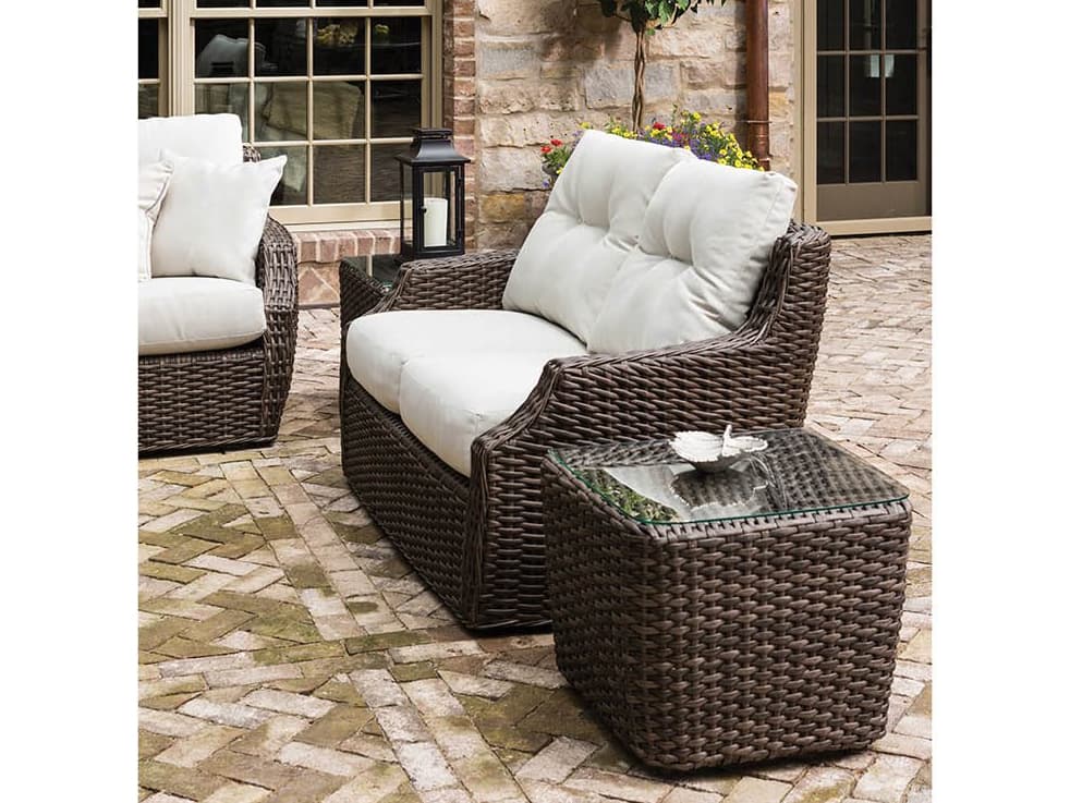 Lloyd Flanders Largo Wicker Cushion Patio Lounge Set