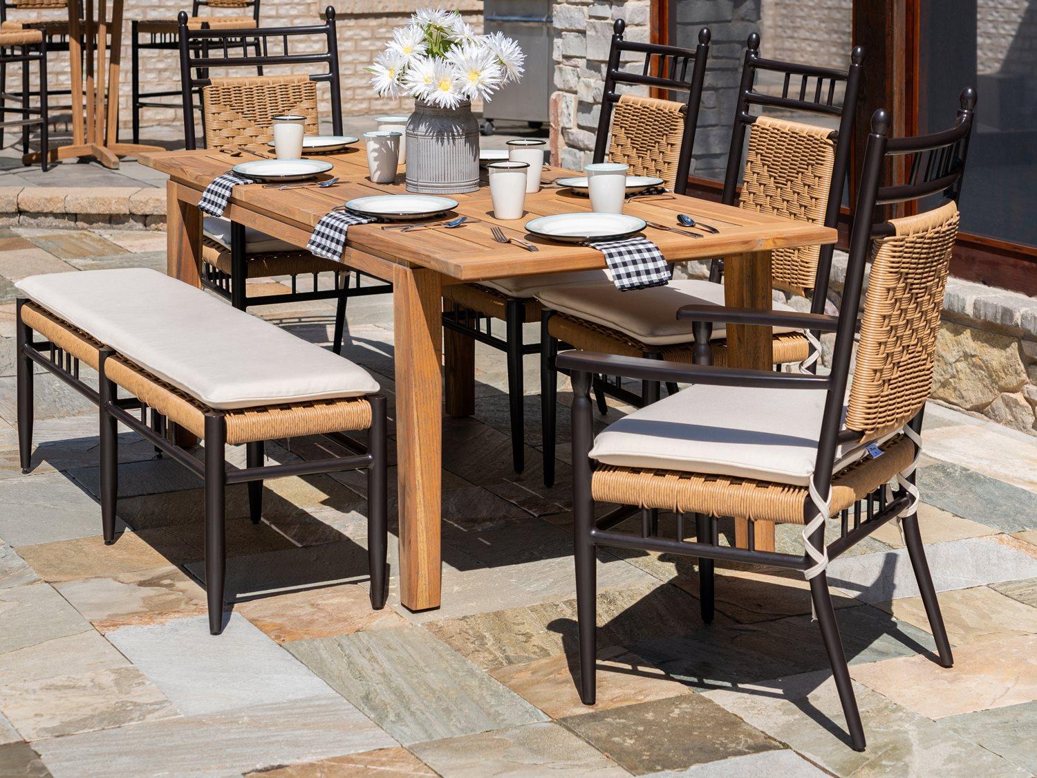 Lloyd Flanders Low Country Wicker Patio Dining Set