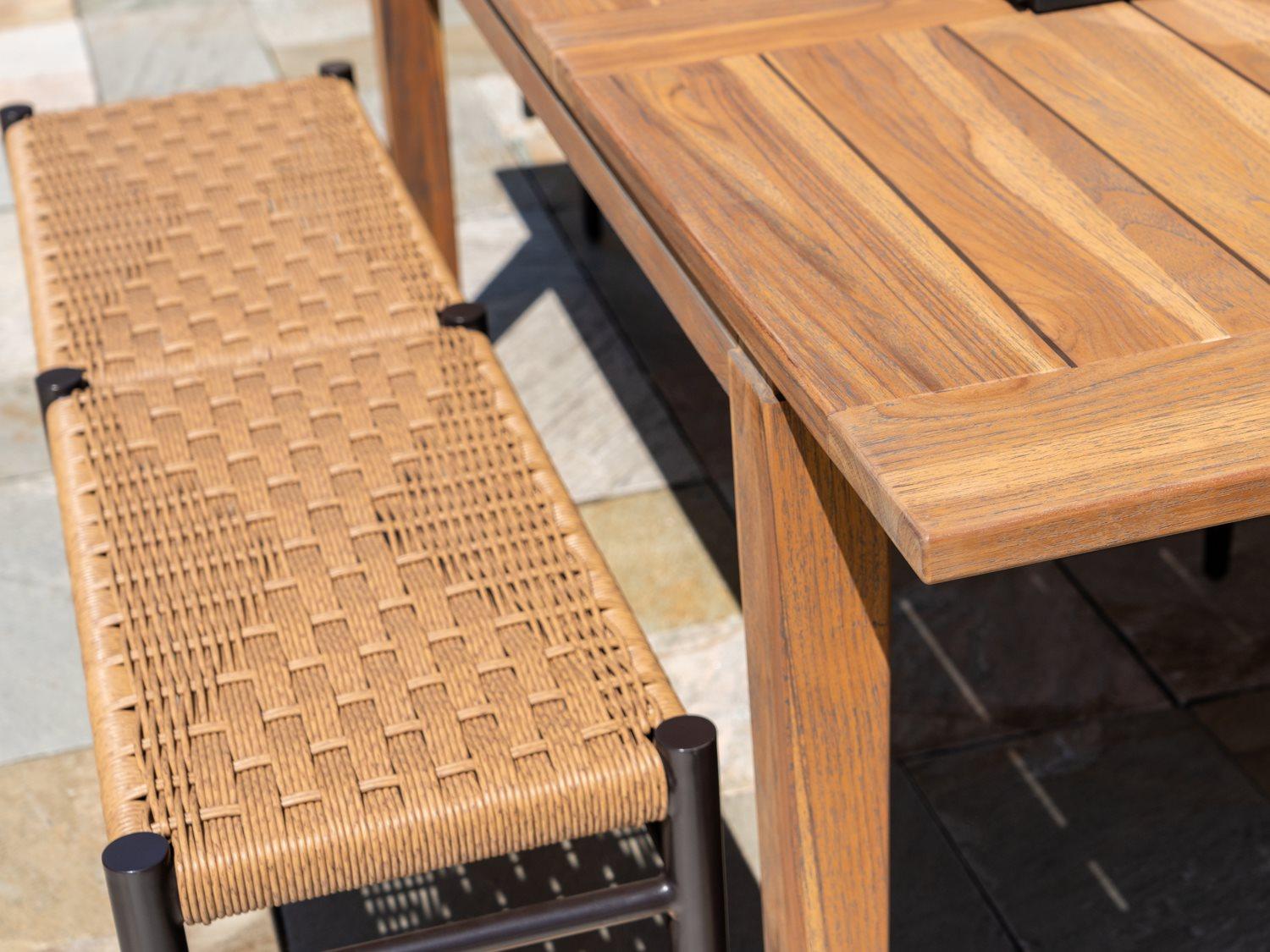 Lloyd Flanders Low Country Wicker Outdoor Patio Dining Set