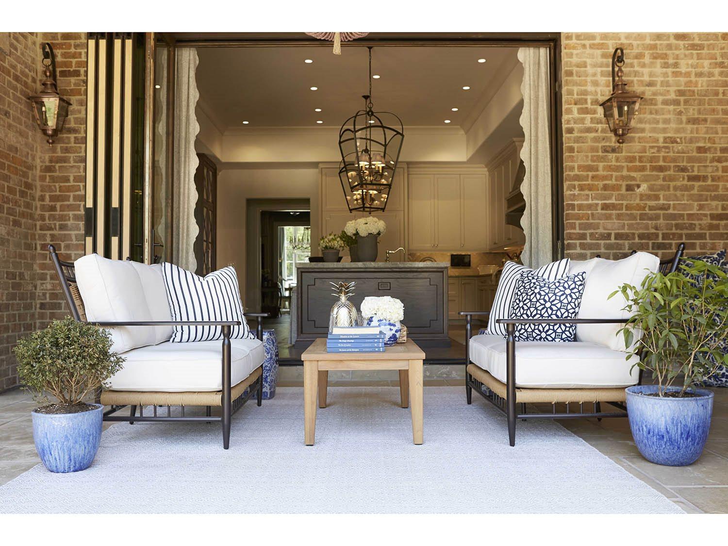 Lloyd Flanders Low Country Aluminum Outdoor Patio Lounge Set