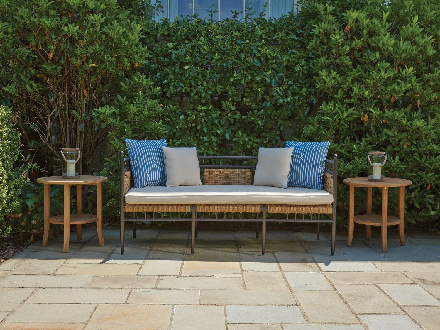 Lloyd Flanders Low Country Wicker Outdoor Patio Lounge Set