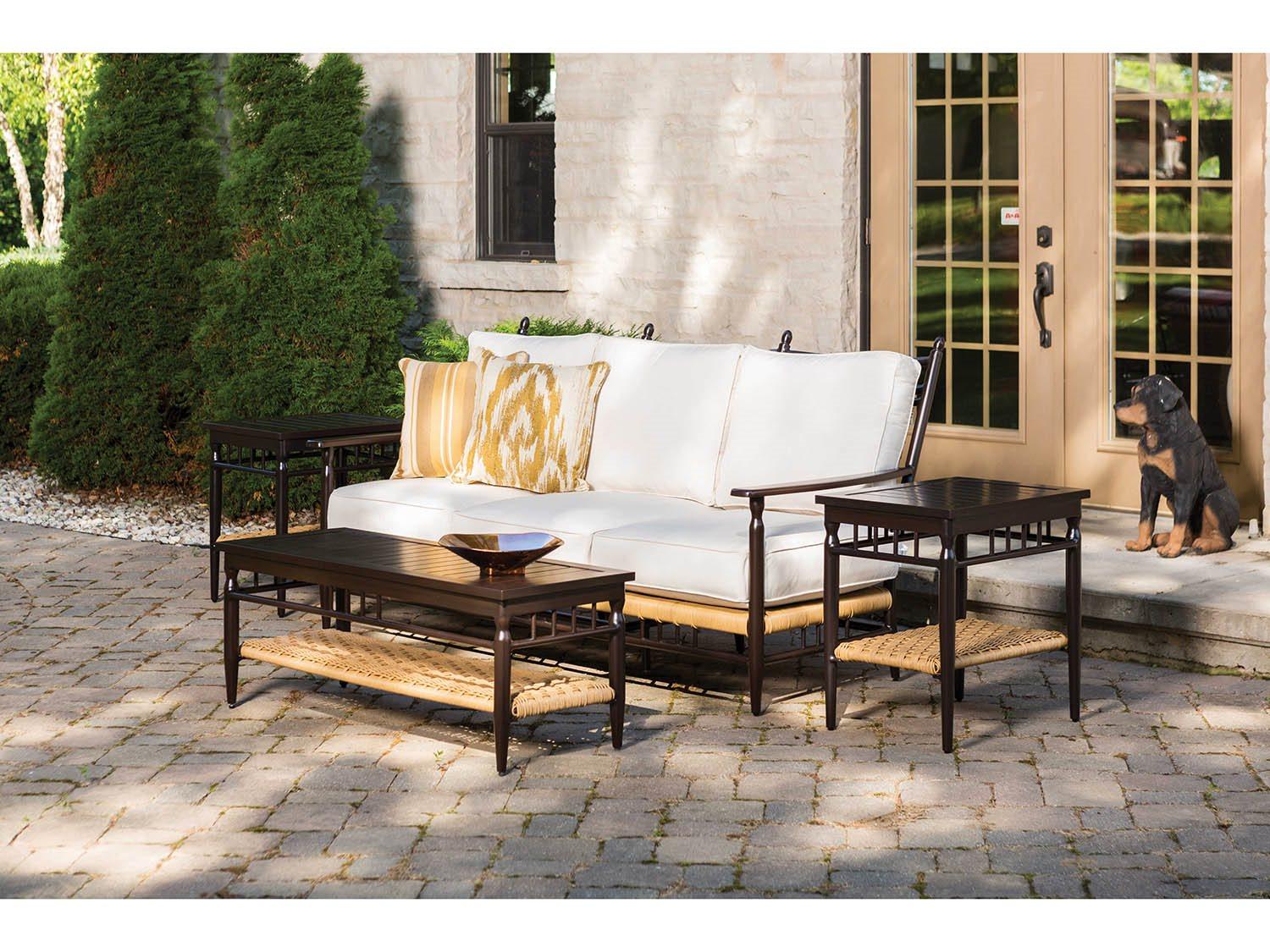 Lloyd Flanders Low Country Aluminum Outdoor Patio Lounge Set