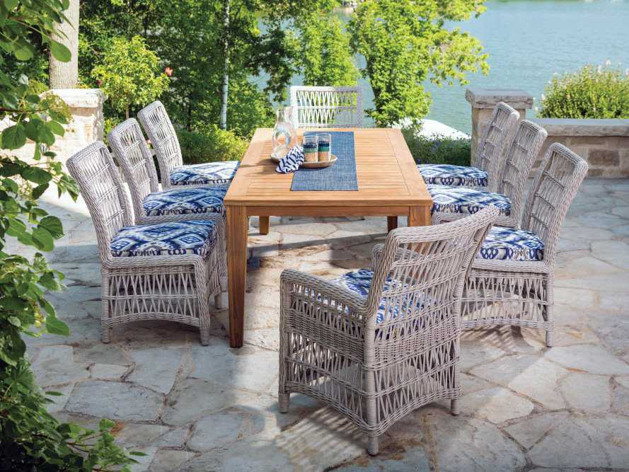 Lloyd Flanders Mackinac Wicker Outdoor Dining Set