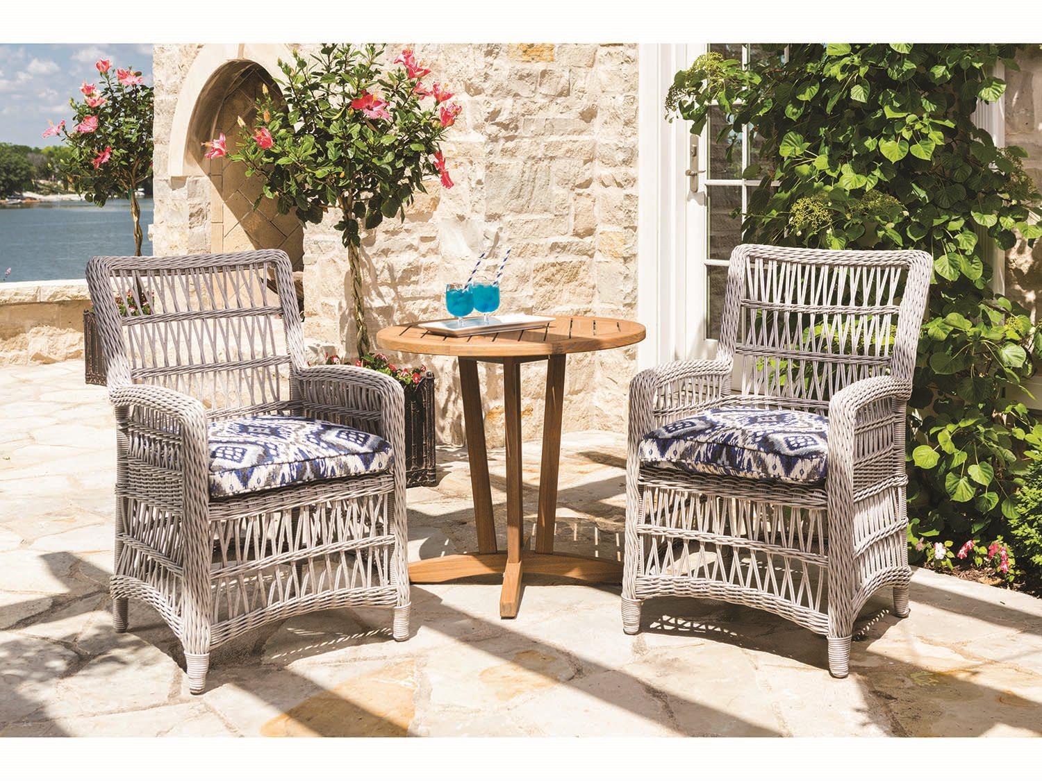 Lloyd Flanders Mackinac Wicker Bar Set