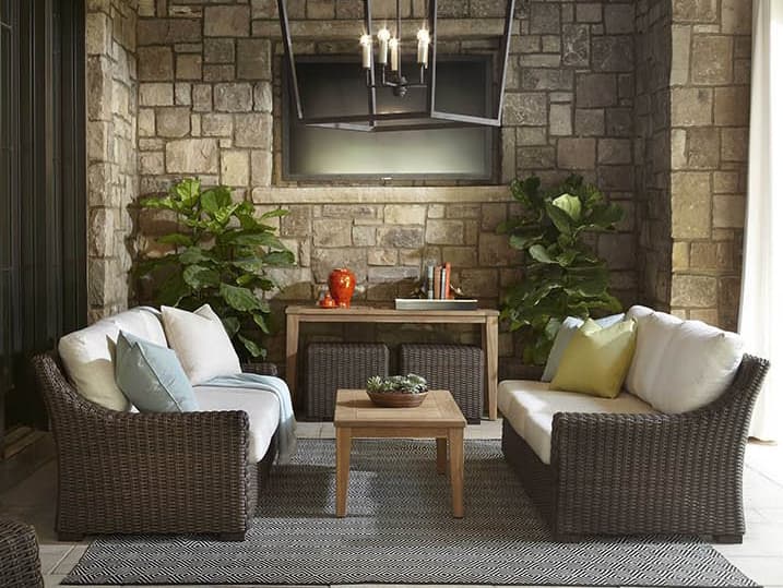 Lloyd Flanders Mesa Wicker Outdoor Patio Lounge Set