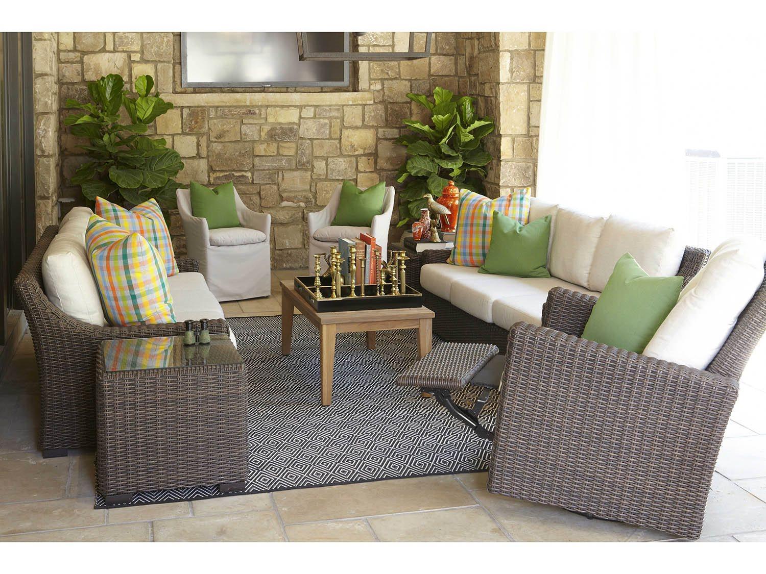 Lloyd Flanders Mesa Wicker Outdoor Patio Lounge Set