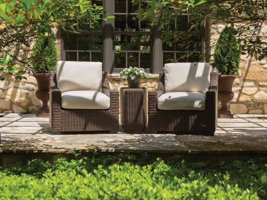 Lloyd Flanders Mesa Wicker Cushion Outdoor Lounge Set