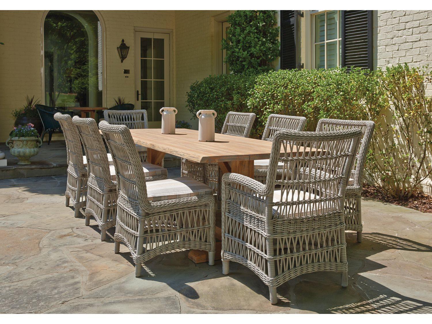 Lloyd Flanders Mackinac Wicker Patio Dining Set