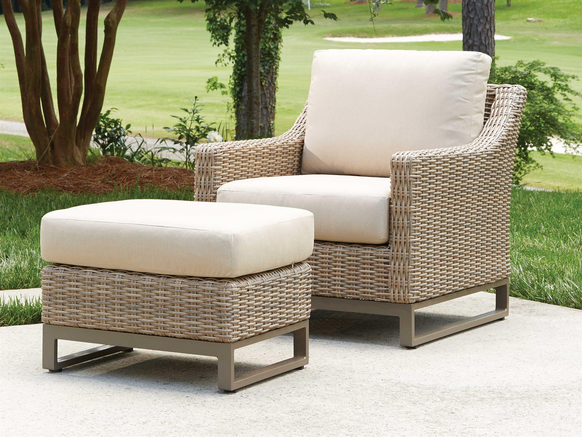 Lloyd Flanders Milan Wicker Outdoor Patio Lounge Set