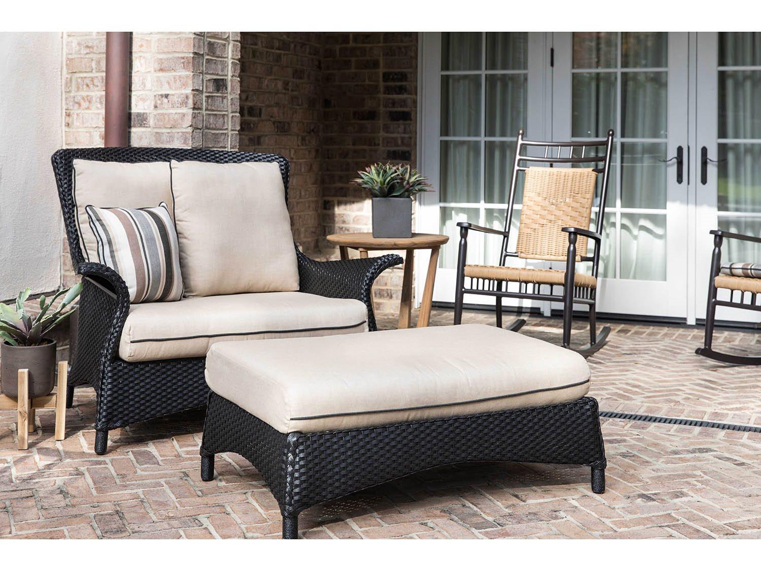 Lloyd Flanders Mandalay Wicker Cushion Outdoor Lounge Set