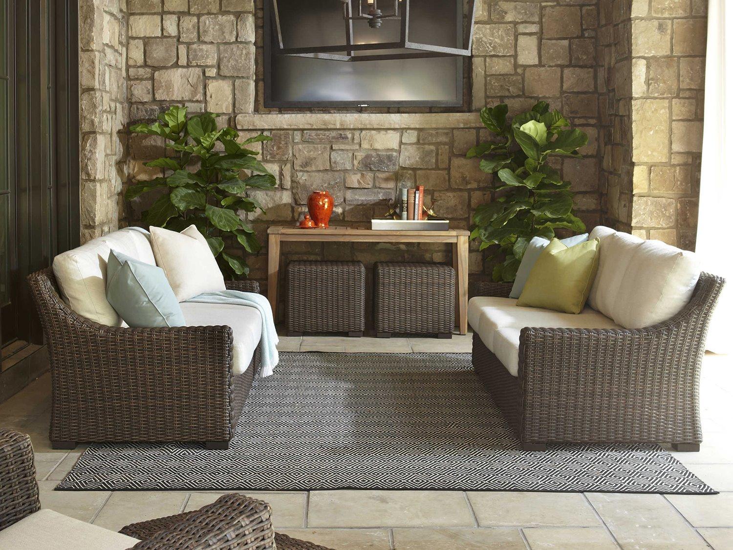 Lloyd Flanders Mesa Wicker Patio Lounge Set