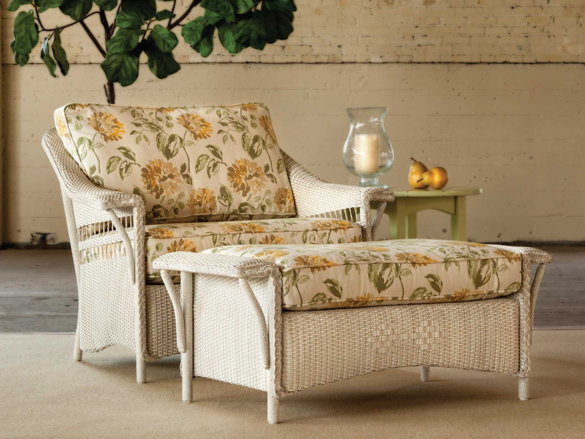 Lloyd Flanders Nantucket Wicker Outdoor Patio Lounge Set