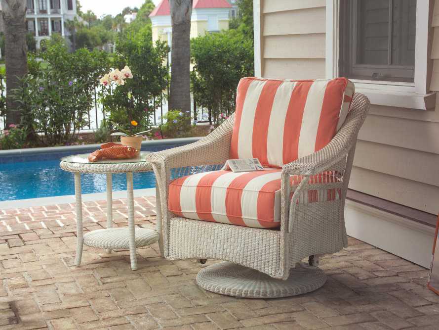 Lloyd Flanders Nantucket Wicker Outdoor Patio Lounge Set