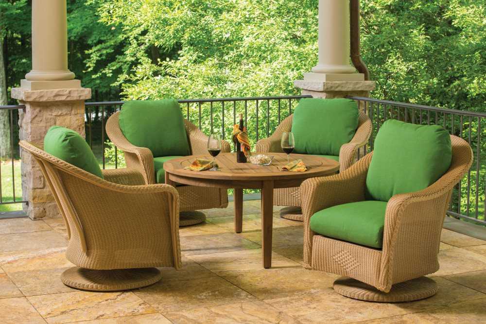 Lloyd Flanders Reflections Wicker Patio Lounge Set
