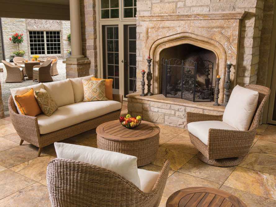 Lloyd Flanders Tobago Wicker Outdoor Lounge Set