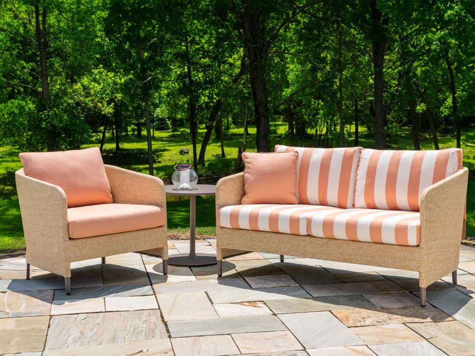 Lloyd Flanders Verona Wicker Cushion Outdoor Patio Lounge Set