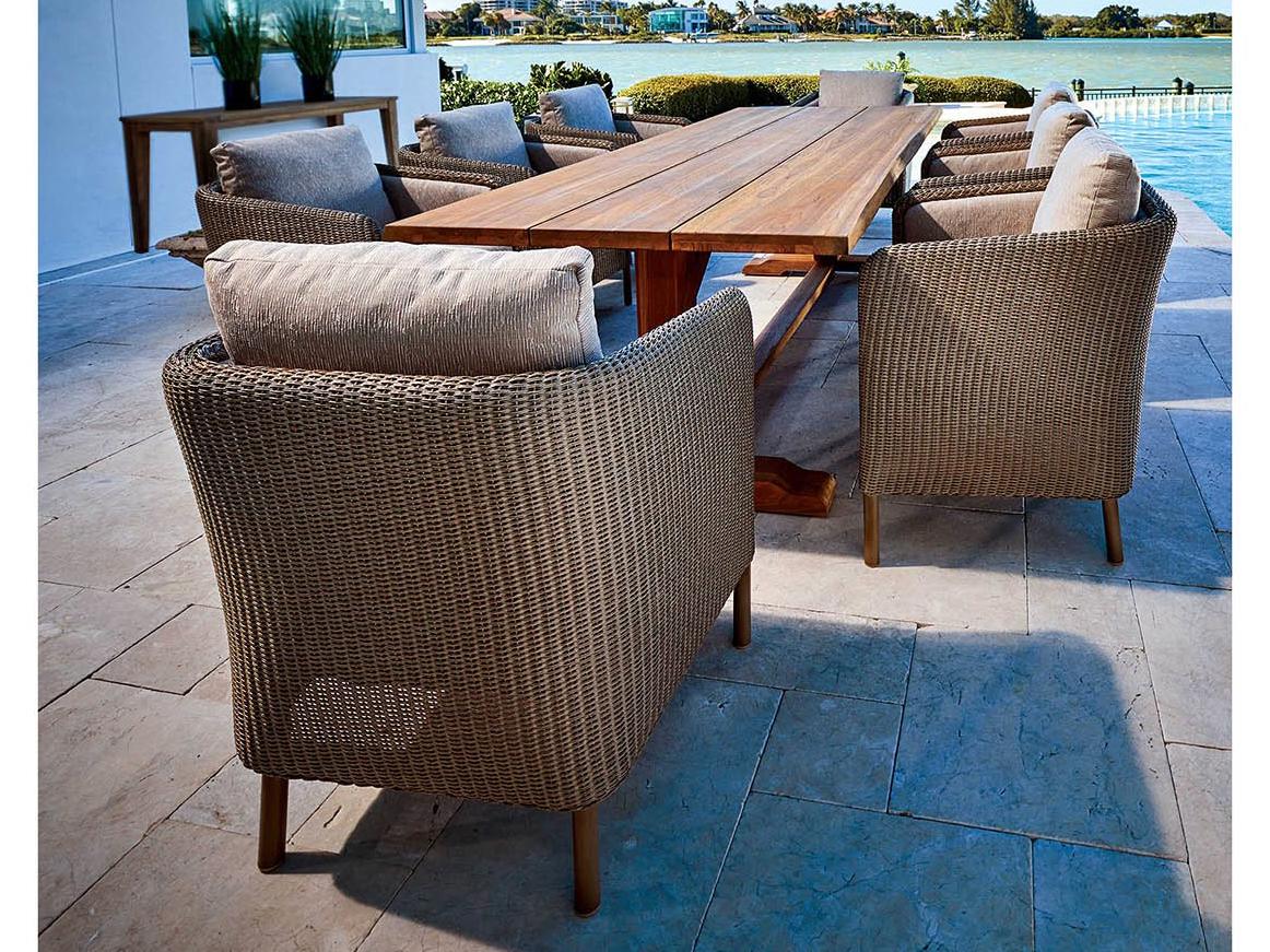 Lloyd Flanders Visions Wicker Patio Dining Set
