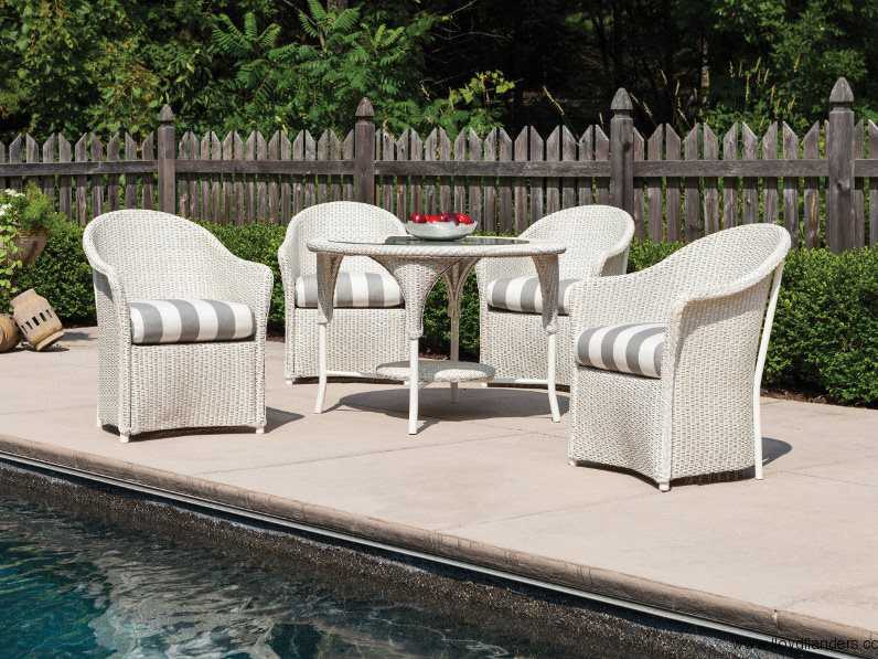 Lloyd Flanders Weekend Retreat Wicker Patio Dining Set