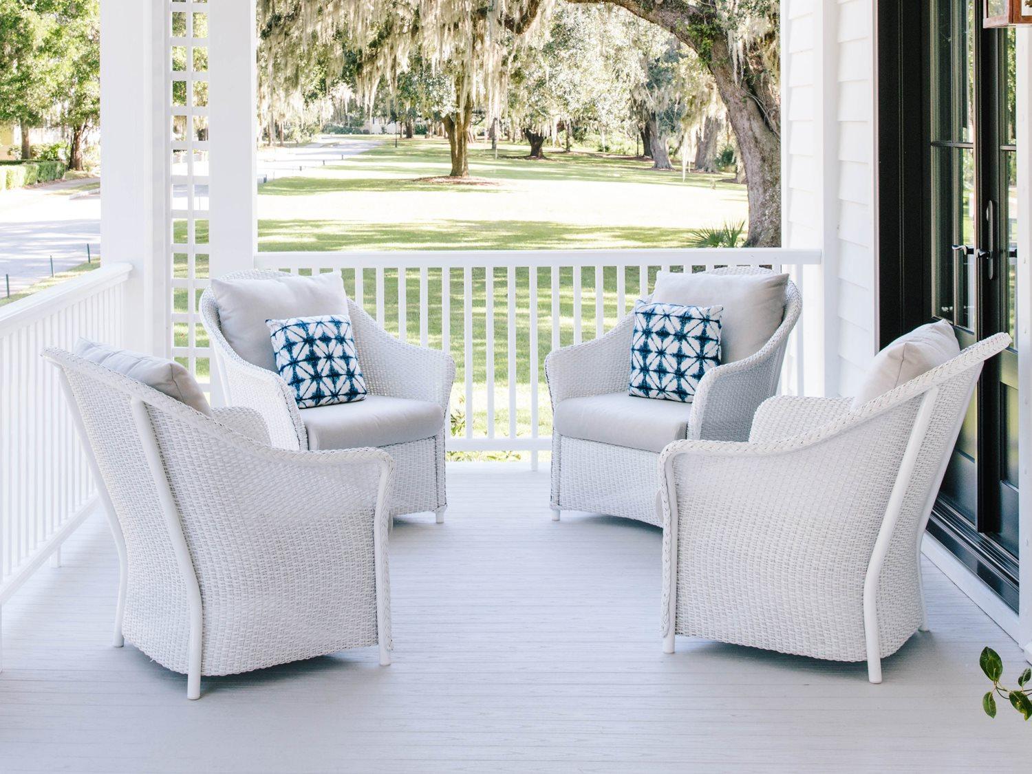 Lloyd Flanders Weekend Retreat Wicker Lounge Chair Set