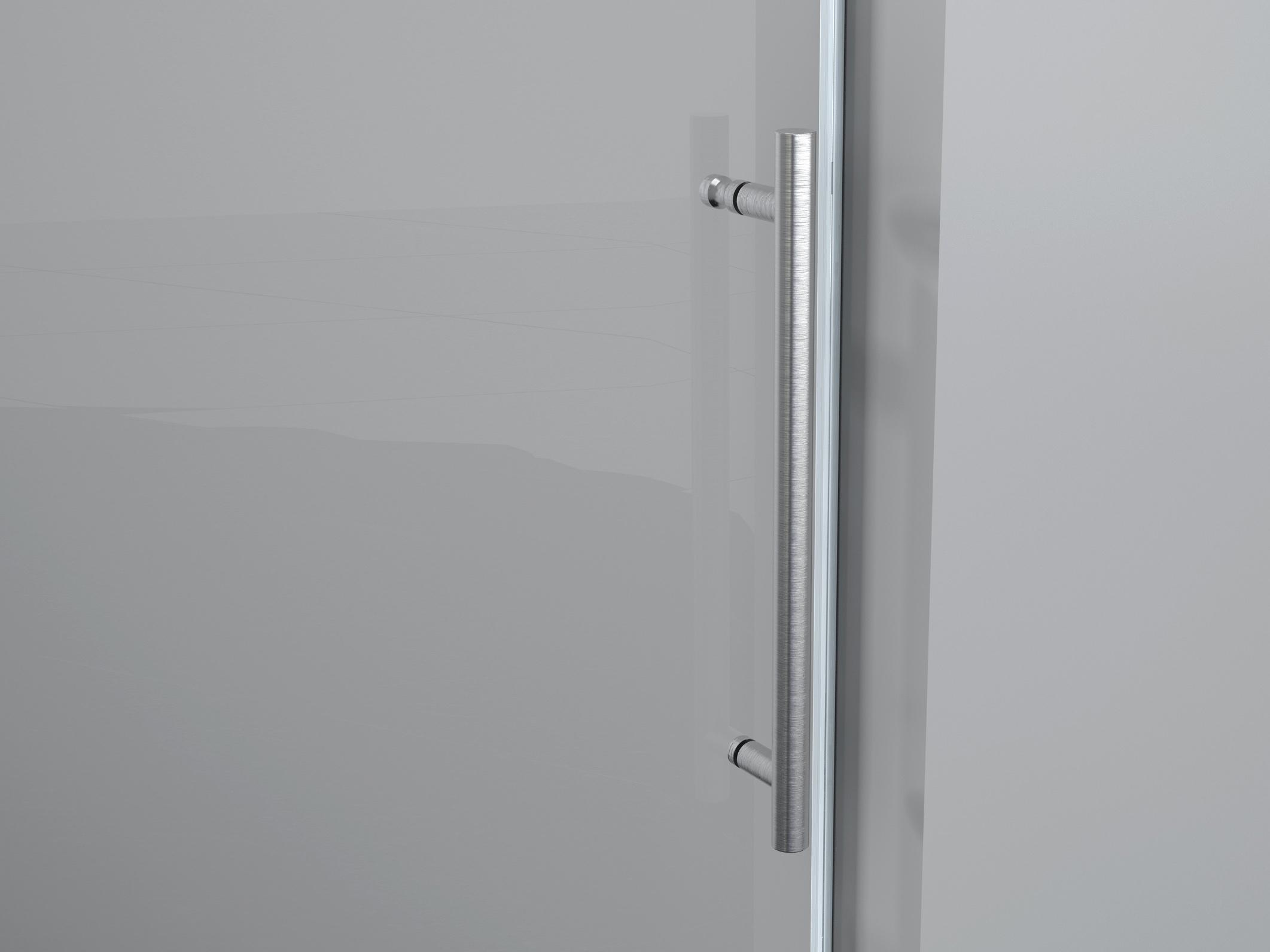 Legion Furniture Gd Shower Door With Brushed Nickel Hardware